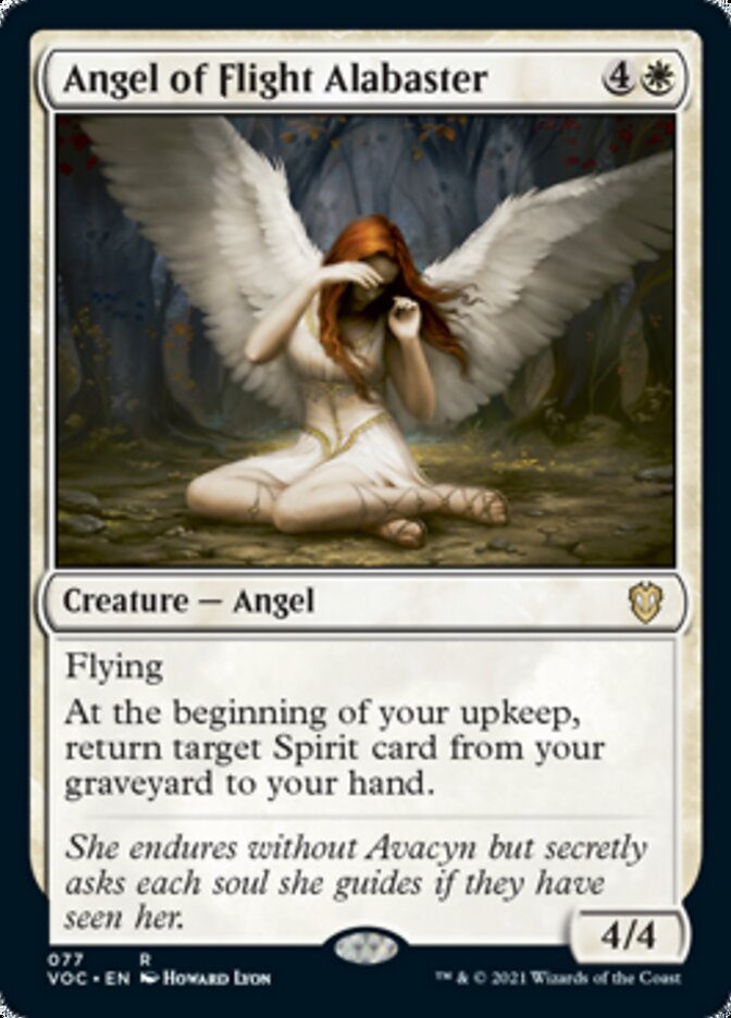 Angel of Flight Alabaster [Innistrad: Crimson Vow Commander] | The Time Vault CA