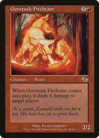 Goretusk Firebeast [Judgment] | The Time Vault CA
