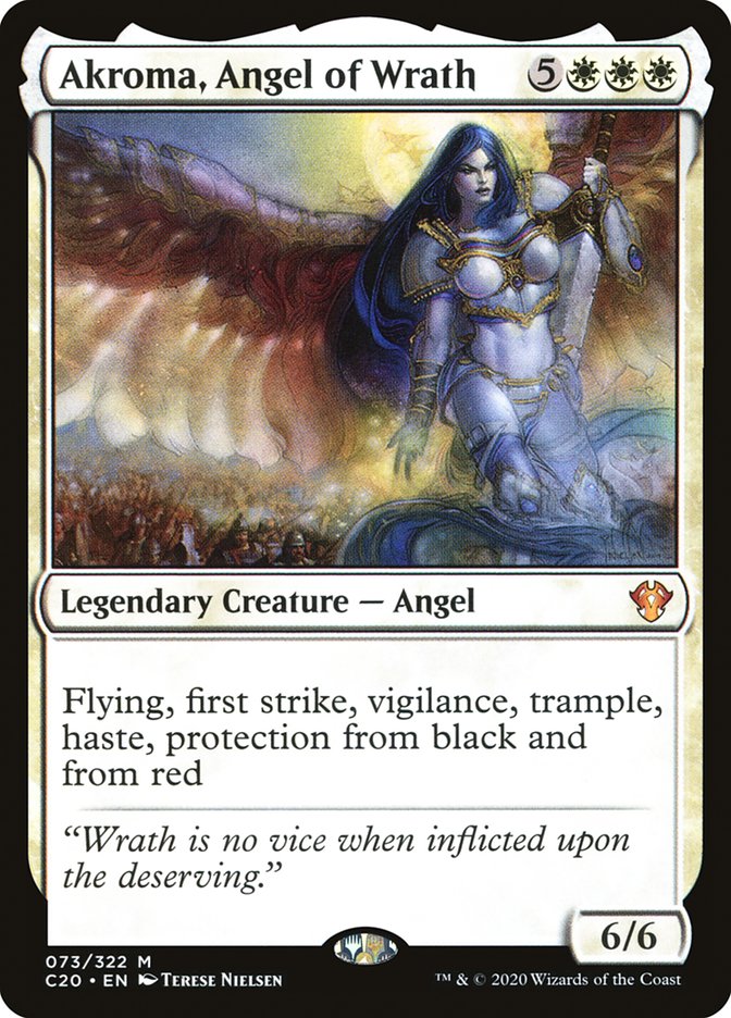 Akroma, Angel of Wrath [Commander 2020] | The Time Vault CA