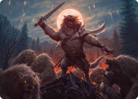 Tovolar, the Midnight Scourge 1 Art Card [Innistrad: Midnight Hunt Art Series] | The Time Vault CA