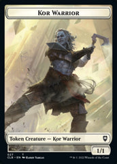 Kor Warrior // Shapeshifter (023) Double-sided Token [Commander Legends: Battle for Baldur's Gate Tokens] | The Time Vault CA