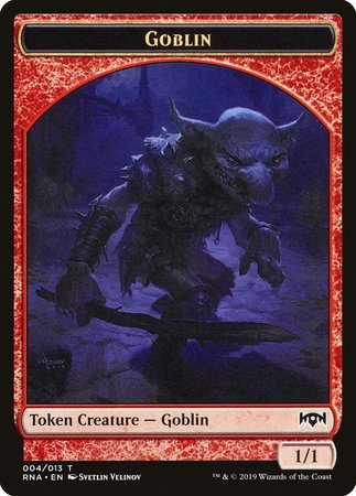 Goblin Token [Ravnica Allegiance Tokens] | The Time Vault CA