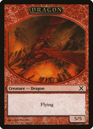 Dragon Token [Tenth Edition Tokens] | The Time Vault CA