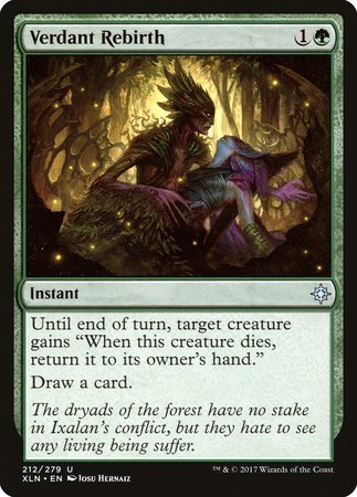 Verdant Rebirth [Ixalan] | The Time Vault CA