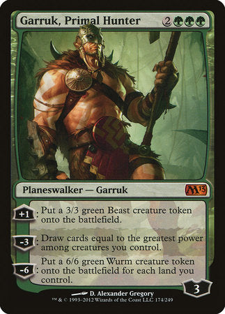 Garruk, Primal Hunter [Magic 2013] | The Time Vault CA