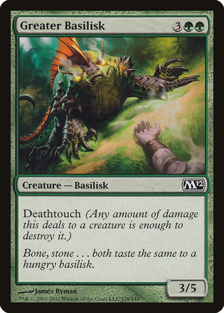 Greater Basilisk [Magic 2012] | The Time Vault CA