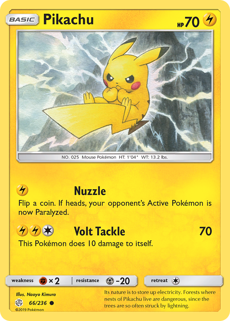 Pikachu (66/236) [Sun & Moon: Cosmic Eclipse] | The Time Vault CA