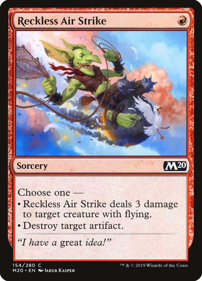Reckless Air Strike [Core Set 2020] | The Time Vault CA