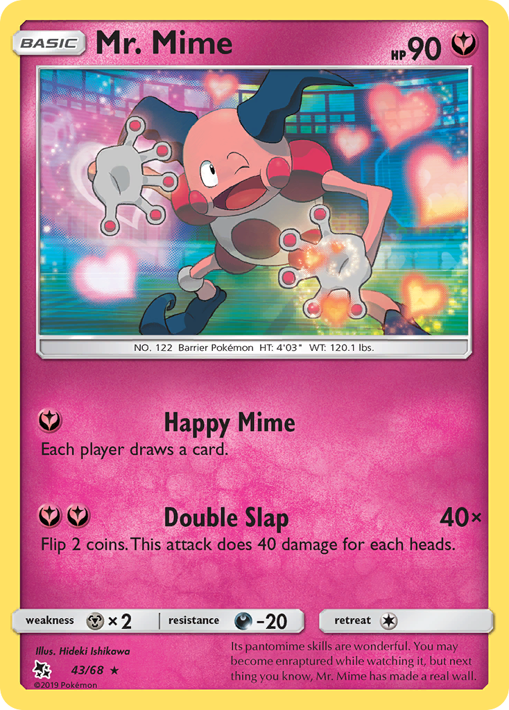 Mr. Mime (43/68) [Sun & Moon: Hidden Fates] | The Time Vault CA