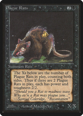 Plague Rats [Limited Edition Beta] | The Time Vault CA