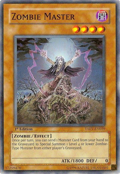 Zombie Master [TAEV-EN039] Super Rare | The Time Vault CA