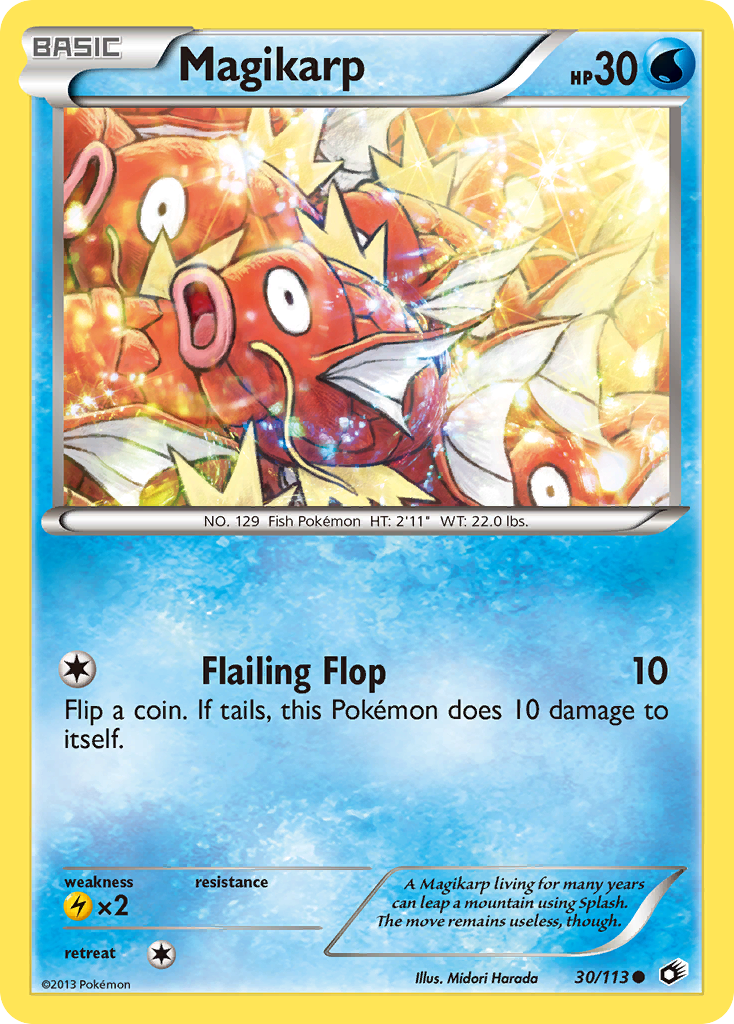 Magikarp (30/113) [Black & White: Legendary Treasures] | The Time Vault CA