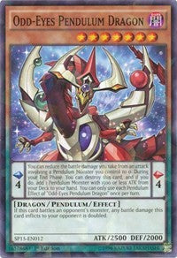 Odd-Eyes Pendulum Dragon [SP15-EN012] Shatterfoil Rare | The Time Vault CA