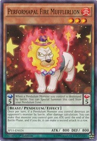 Performapal Fire Mufflerlion [SP15-EN024] Common | The Time Vault CA