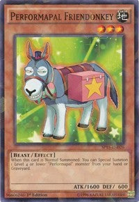 Performapal Friendonkey [SP15-EN026] Shatterfoil Rare | The Time Vault CA