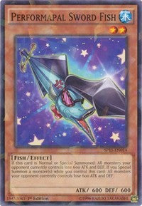 Performapal Sword Fish [SP15-EN014] Shatterfoil Rare | The Time Vault CA