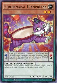 Performapal Trampolynx [SP15-EN021] Common | The Time Vault CA