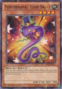 Performapal Whip Snake [SP15-EN013] Shatterfoil Rare | The Time Vault CA