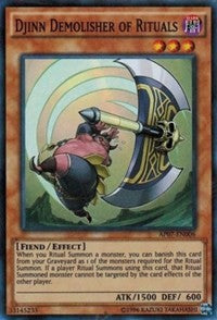 Djinn Demolisher of Rituals [AP07-EN006] Super Rare | The Time Vault CA