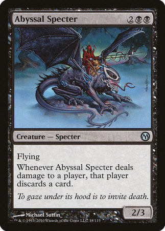 Abyssal Specter [Duels of the Planeswalkers] | The Time Vault CA