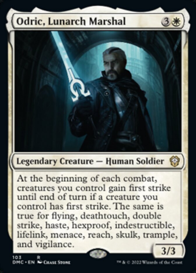 Odric, Lunarch Marshal [Dominaria United Commander] | The Time Vault CA
