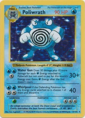 Poliwrath (13/102) [Base Set Shadowless Unlimited] | The Time Vault CA