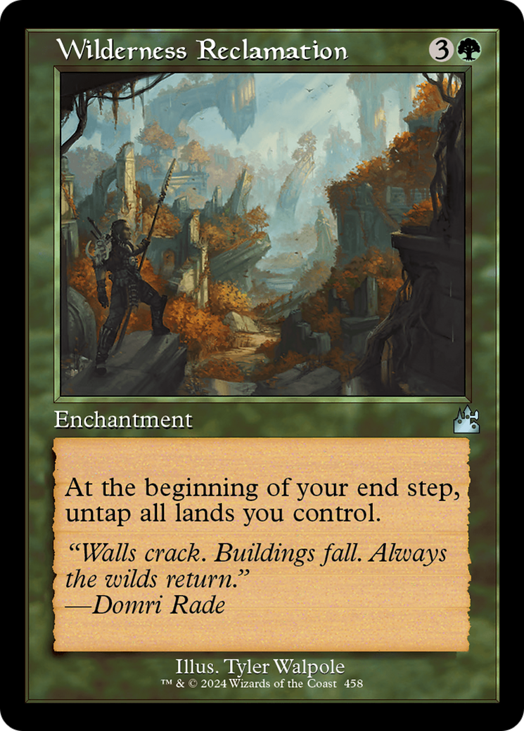 Wilderness Reclamation [Ravnica Remastered] | The Time Vault CA