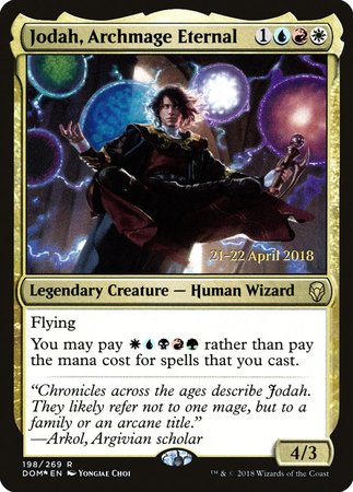 Jodah, Archmage Eternal [Dominaria Promos] | The Time Vault CA