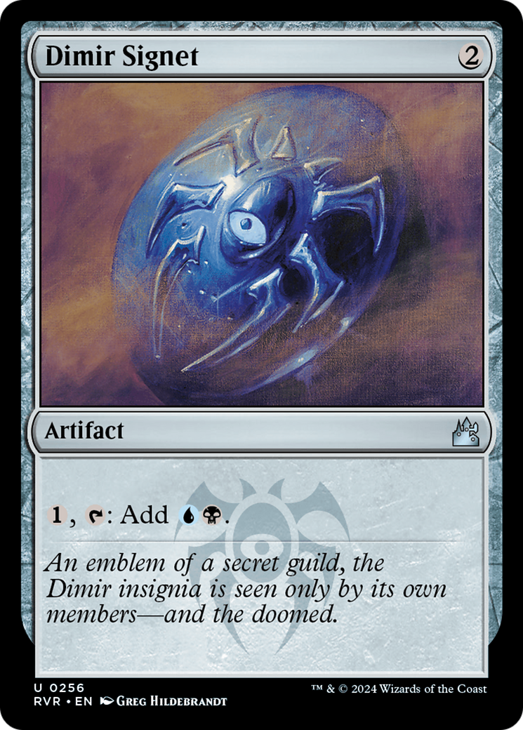 Dimir Signet [Ravnica Remastered] | The Time Vault CA