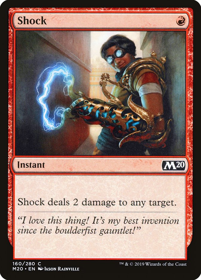 Shock [Core Set 2020] | The Time Vault CA