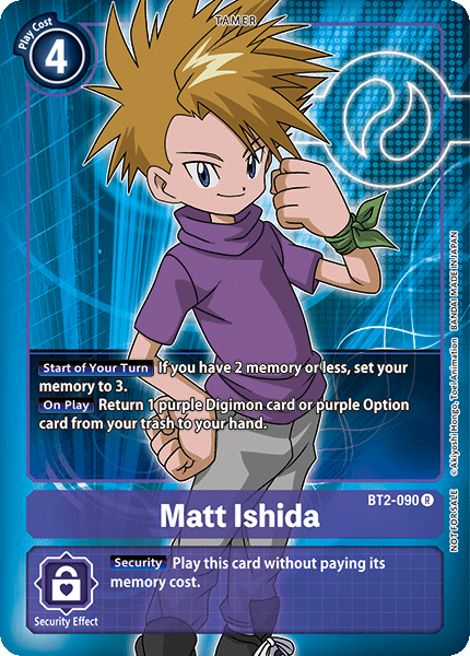 Matt Ishida [BT2-090] (Buy-A-Box Promo) [Release Special Booster Ver.1.0 Promos] | The Time Vault CA