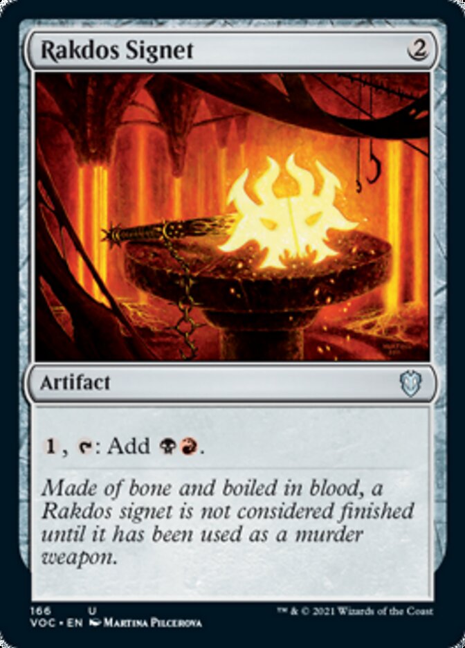 Rakdos Signet [Innistrad: Crimson Vow Commander] | The Time Vault CA