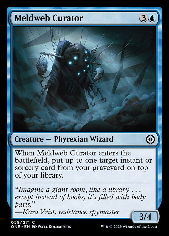 Meldweb Curator [Phyrexia: All Will Be One] | The Time Vault CA