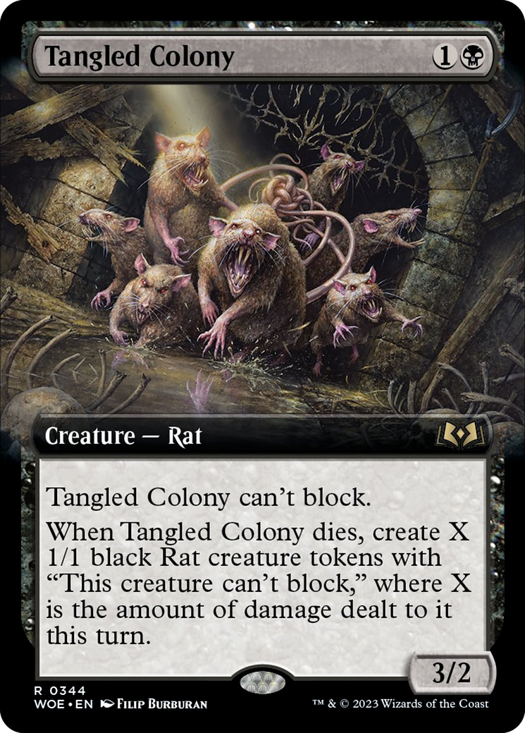 Tangled Colony (Extended Art) [Wilds of Eldraine] | The Time Vault CA