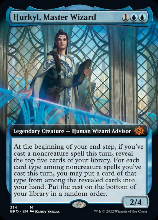 Hurkyl, Master Wizard (Extended Art) [The Brothers' War] | The Time Vault CA