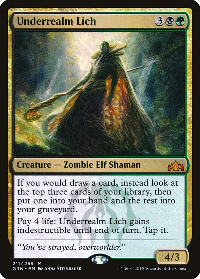 Underrealm Lich [Guilds of Ravnica] | The Time Vault CA