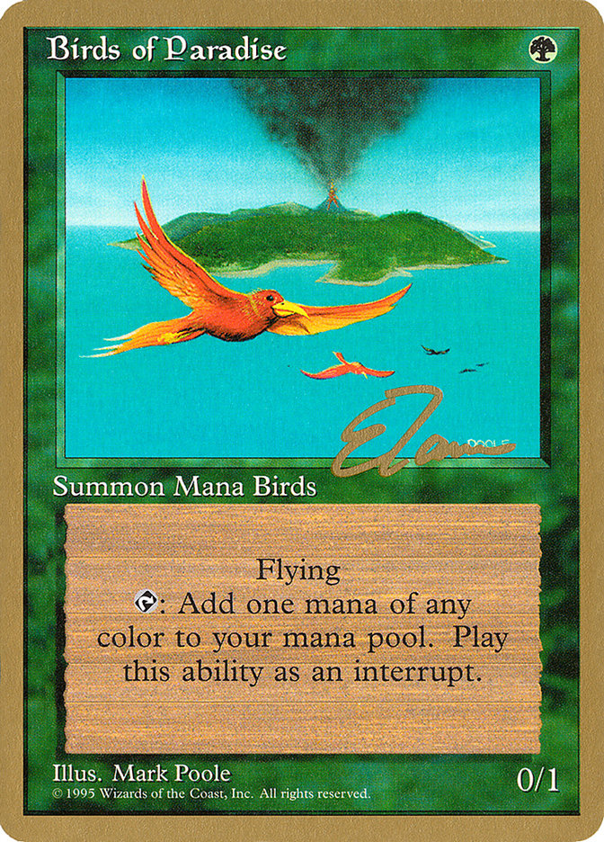 Birds of Paradise (Eric Tam) [Pro Tour Collector Set] | The Time Vault CA