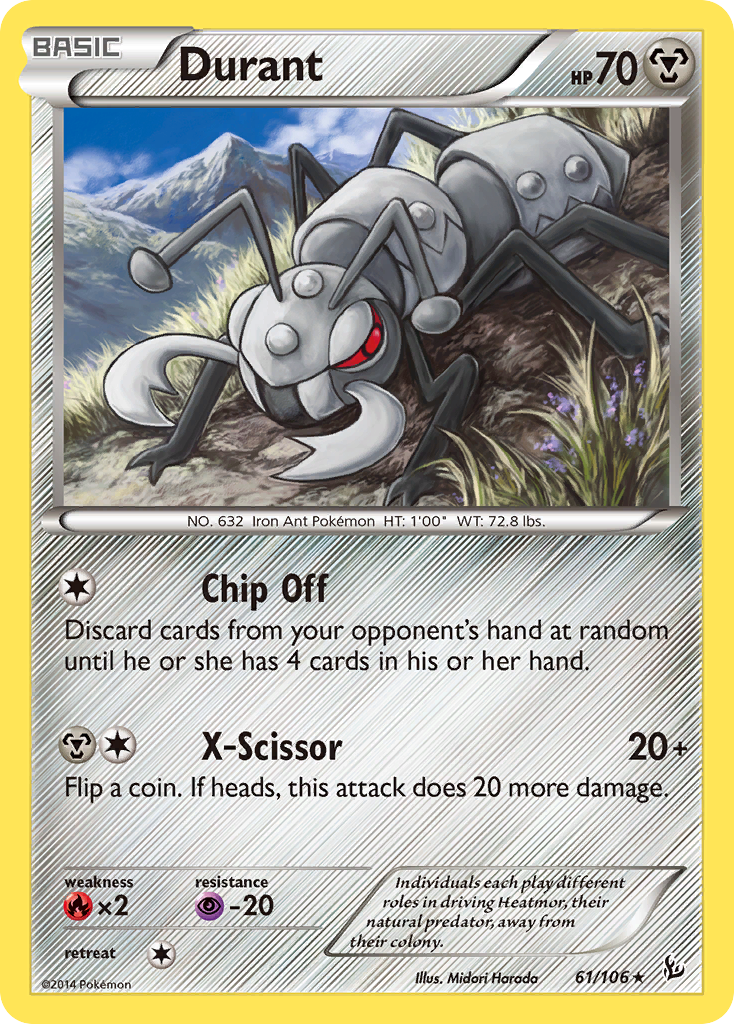 Durant (61/106) [XY: Flashfire] | The Time Vault CA