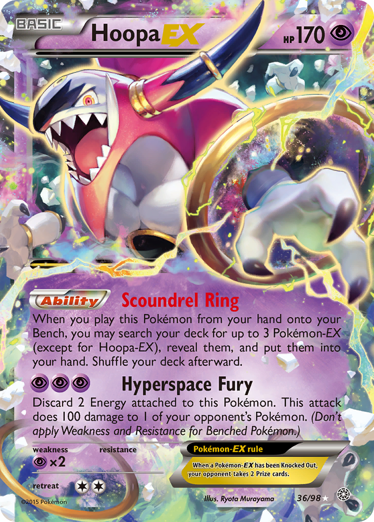 Hoopa EX (36/98) [XY: Ancient Origins] | The Time Vault CA