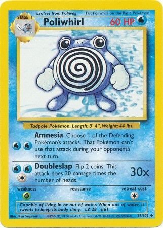 Poliwhirl (38/102) [Base Set Unlimited] | The Time Vault CA