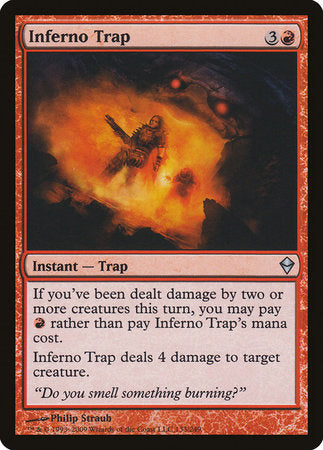 Inferno Trap [Zendikar] | The Time Vault CA