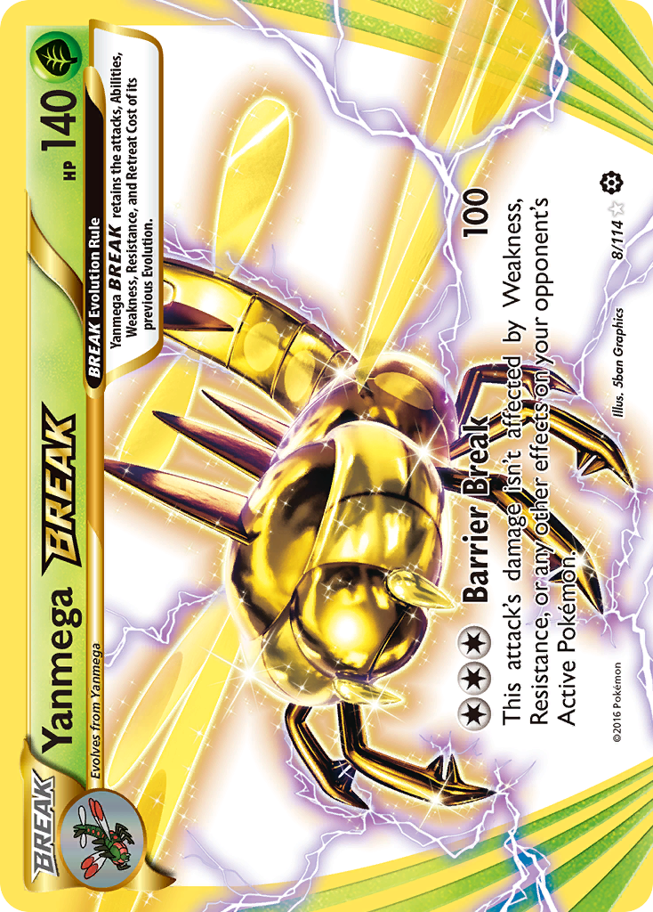 Yanmega BREAK (8/114) [XY: Steam Siege] | The Time Vault CA