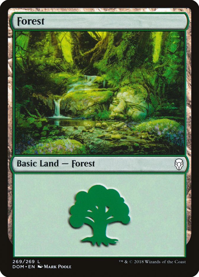 Forest (269) [Dominaria] | The Time Vault CA