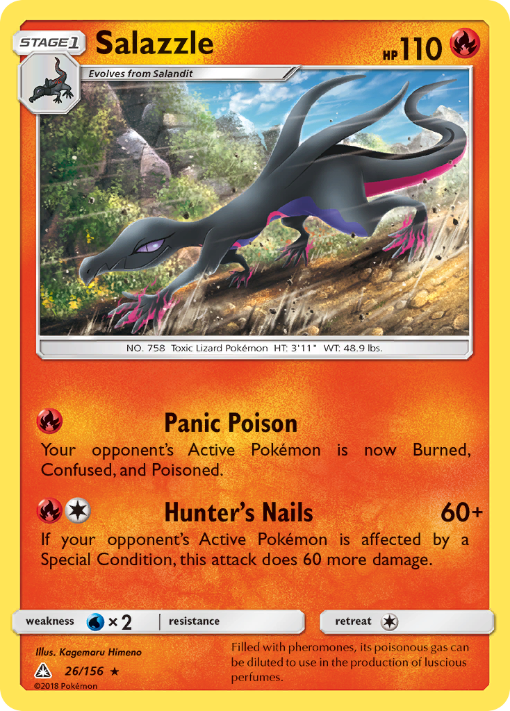 Salazzle (26/156) [Sun & Moon: Ultra Prism] | The Time Vault CA