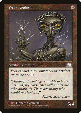 Steel Golem [Weatherlight] | The Time Vault CA