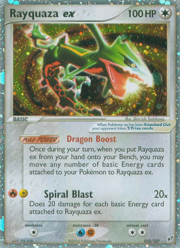 Rayquaza ex (102/107) [EX: Deoxys] | The Time Vault CA