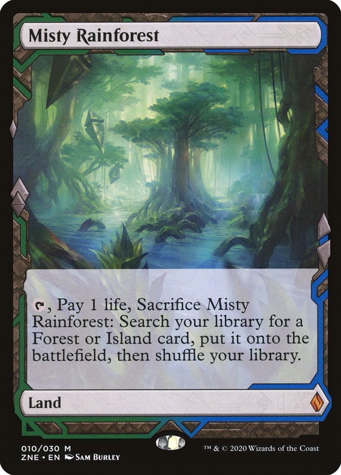 Misty Rainforest [Zendikar Rising Expeditions] | The Time Vault CA