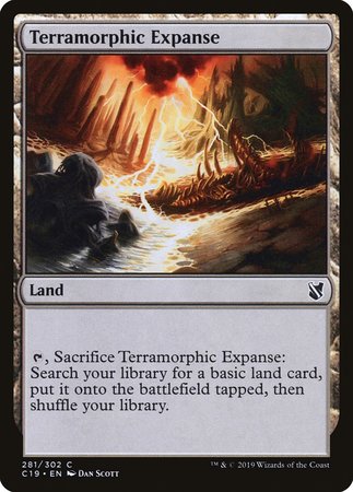 Terramorphic Expanse [Commander 2019] | The Time Vault CA