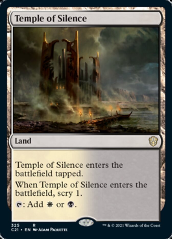 Temple of Silence [Commander 2021] | The Time Vault CA