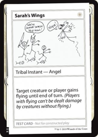 Sarah's Wings (2021 Edition) [Mystery Booster Playtest Cards] | The Time Vault CA